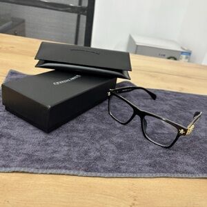 CHROME HEARTS plastic frame glasses